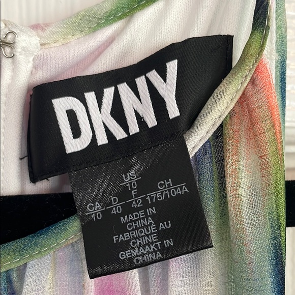 DKNY Pink and Purple Halter Dress - Picture 2 of 7